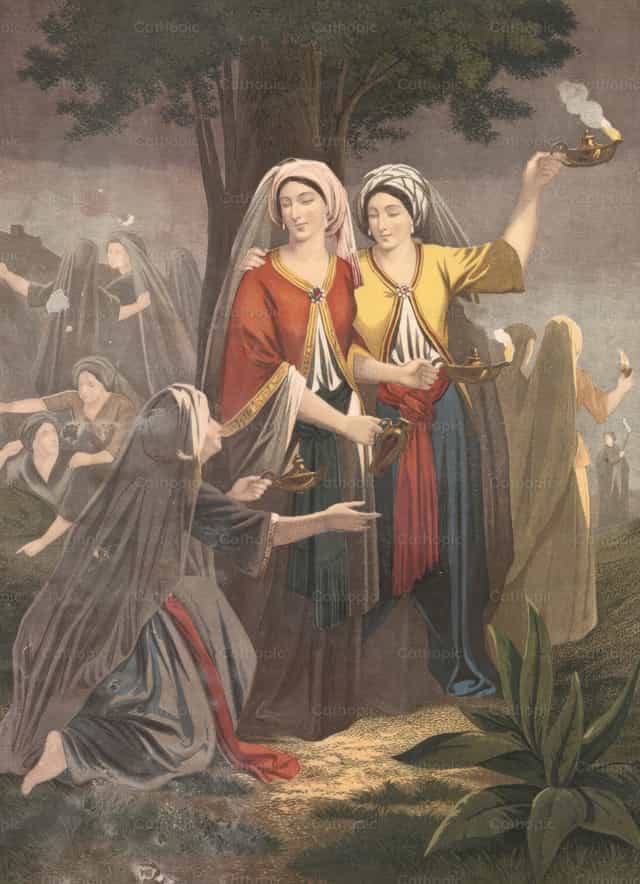 A tíz szűz - Katolikus stockképek - Fotó: Restored Christian Art