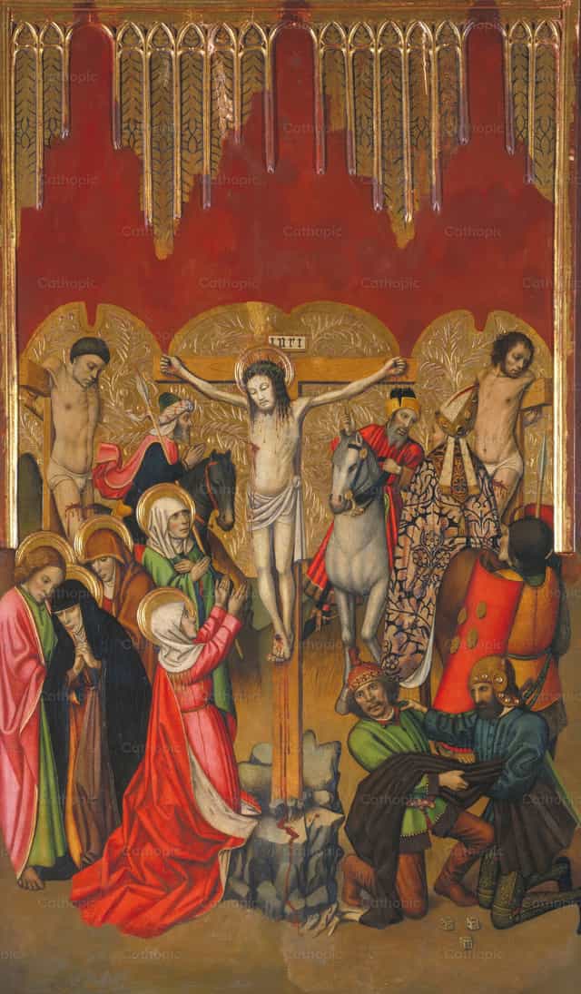 Kalwaria - Katolickie zdjęcia stockowe - Zdjęcie: Restored Christian Art