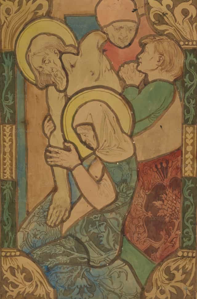 The Descent from the Cross - Catholic stock images
