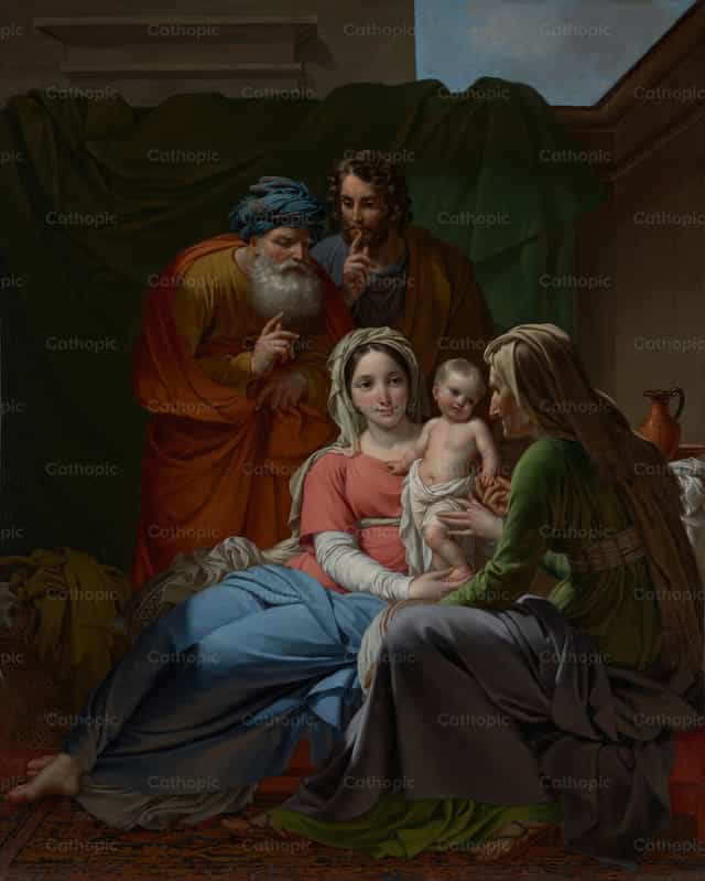성가정 - 가톨릭 스톡 이미지 - 사진 제공 Restored Christian Art