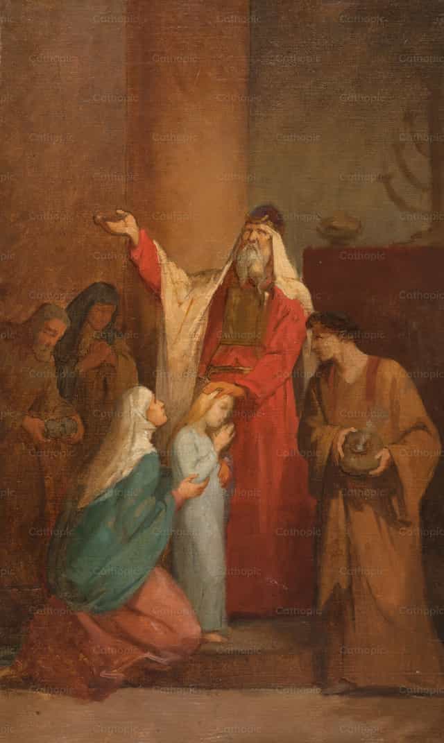 Presentación de la Virgen en el Templo - Banco de imágenes católicas
