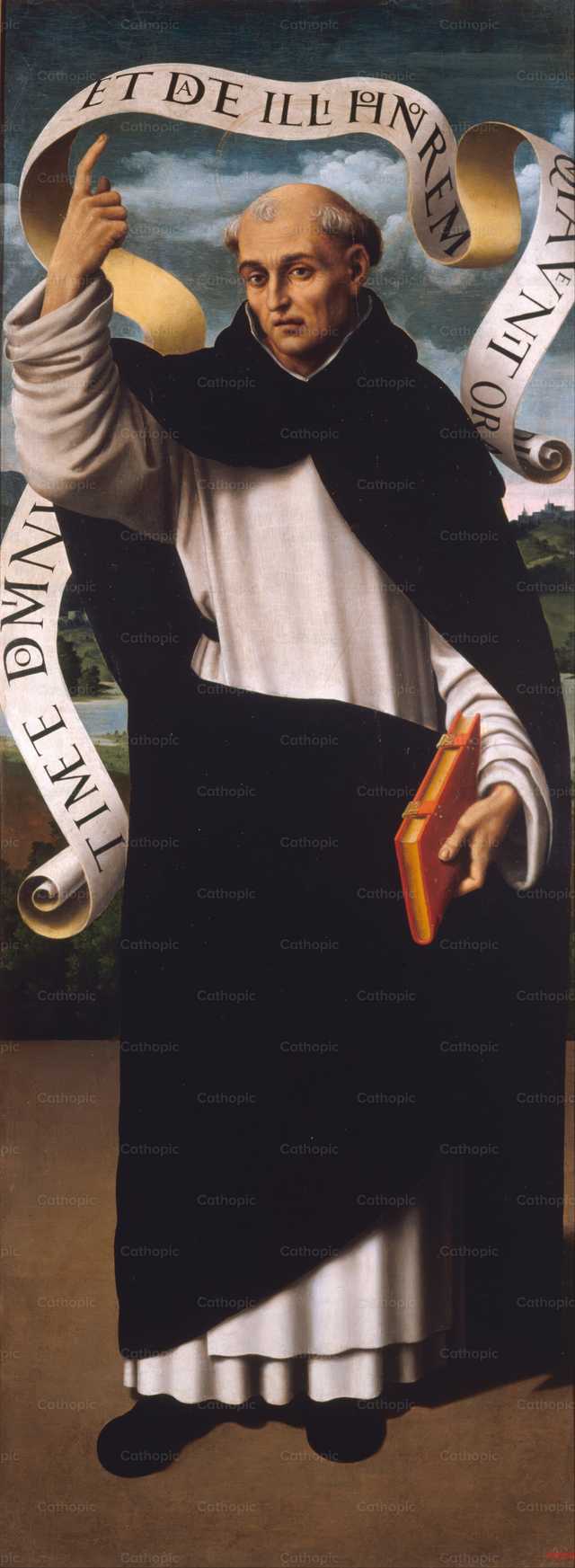 Sankt Vinzenz Ferrer - Katholische Stockfotos - Foto von Restored Christian Art