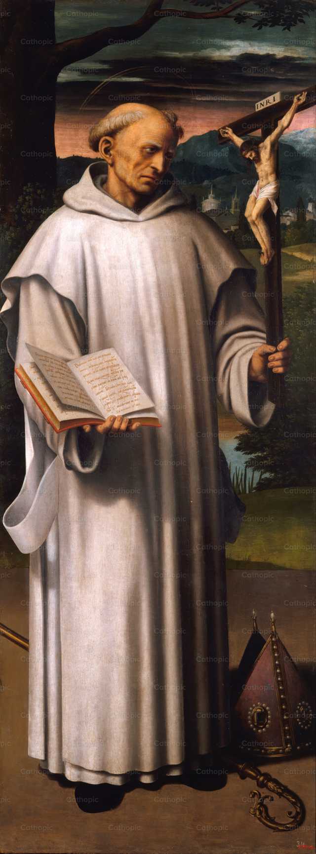 San Bruno - Mga Catholic stock image - Larawan ni Restored Christian Art