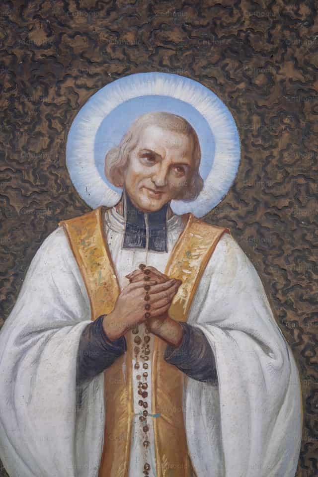 São João Maria Vianney - Imagens católicas de stock