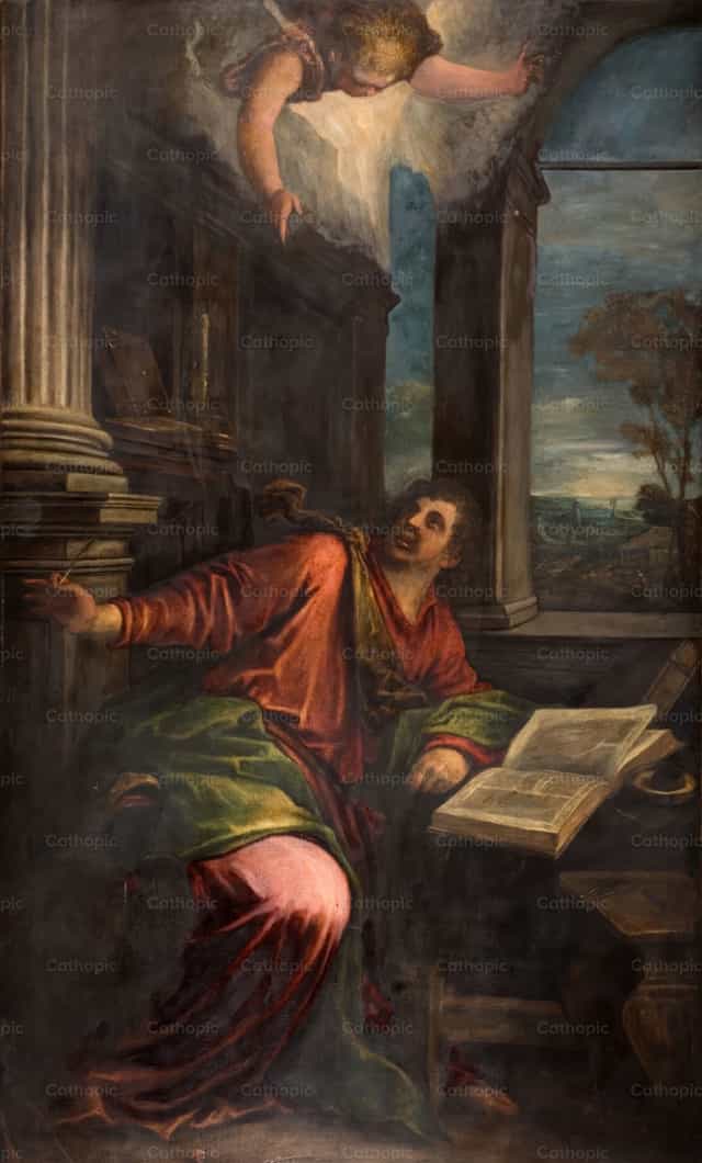 São João, o Divino - Imagens católicas de stock - Foto de Restored Christian Art