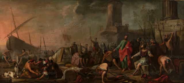 Szent Pál Máltán - Katolikus stockképek - Fotó: Restored Christian Art