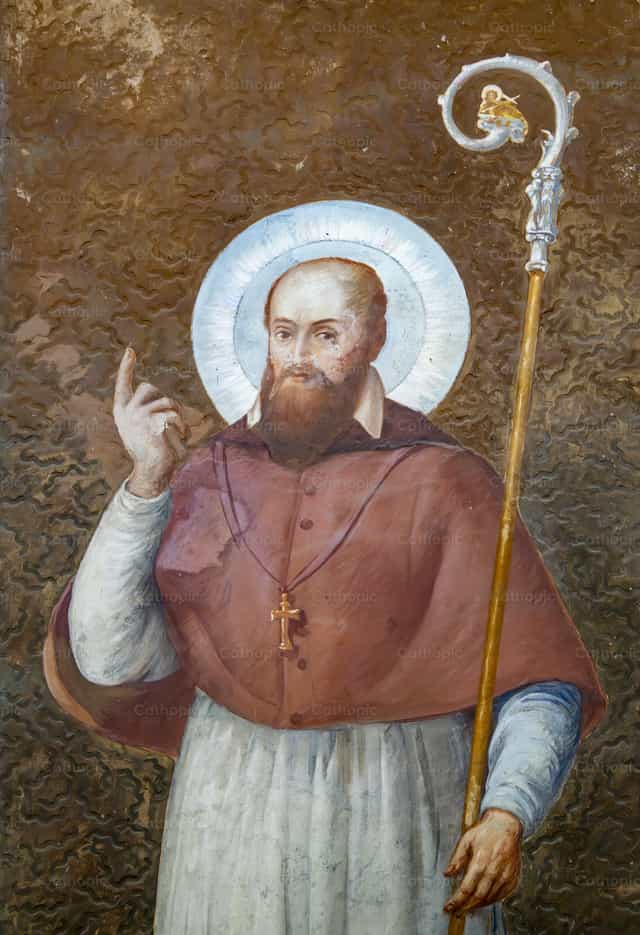 Heilige Franciscus van Sales - Katholieke stockfoto's - Foto door Joan Sutter