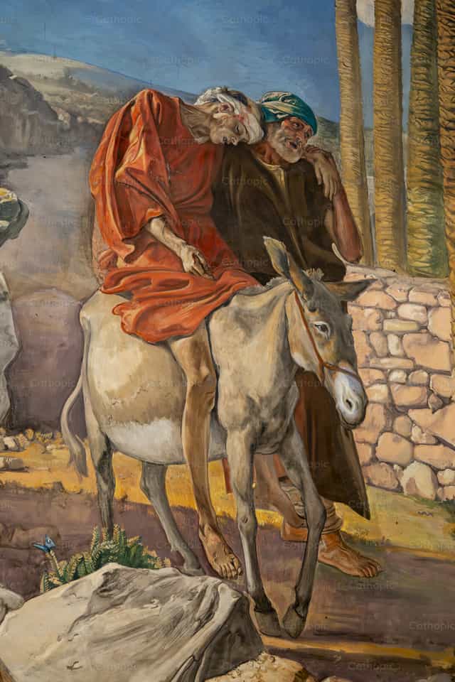 La parábola del buen samaritano - Banco de imágenes católicas - Fotografía por Joan Sutter