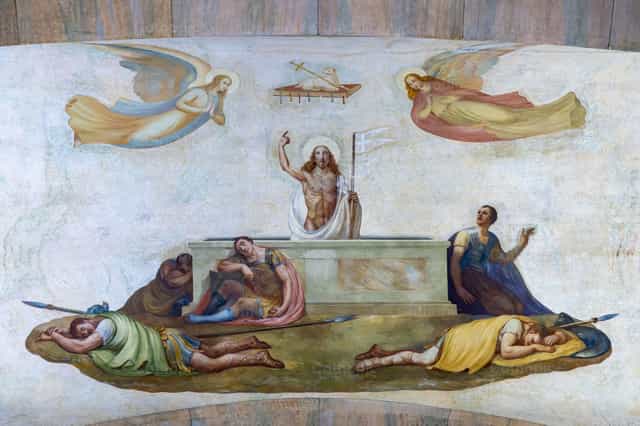 La resurrección de Jesucristo - Banco de imágenes católicas - Fotografía por Joan Sutter