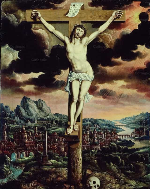 十字架上的基督 - 天主教图库图片 - 摄影： Restored Christian Art