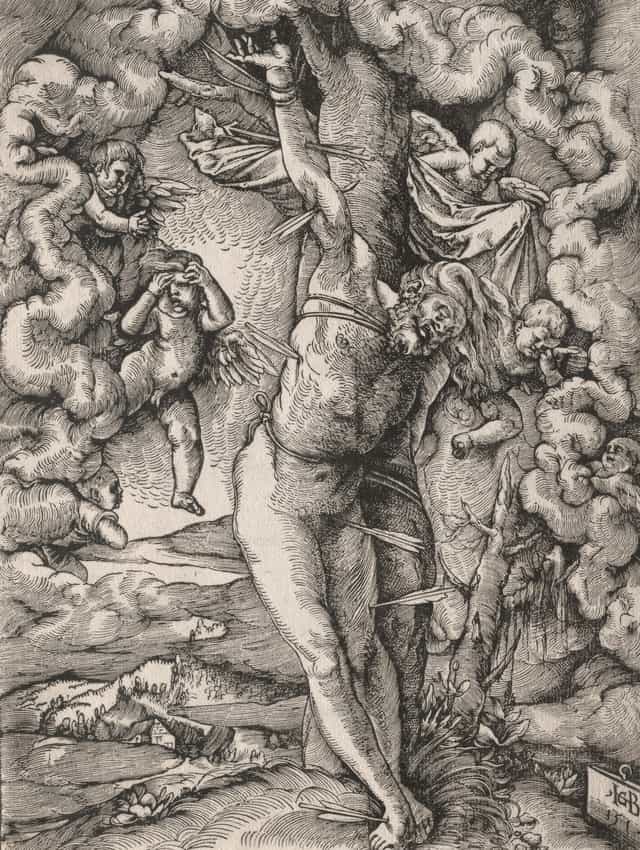 위대한 성 세바스티아노 - 가톨릭 스톡 이미지 - 사진 제공 Restored Christian Art