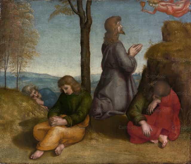 겟세마니 동산의 고뇌 - 가톨릭 스톡 이미지 - 사진 제공 Restored Christian Art