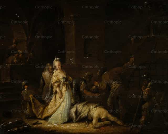 A Decapitação de São João Batista - Imagens católicas de stock - Foto de Restored Christian Art