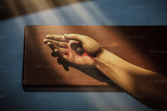 La mano de Cristo - Banco de imágenes católicas
