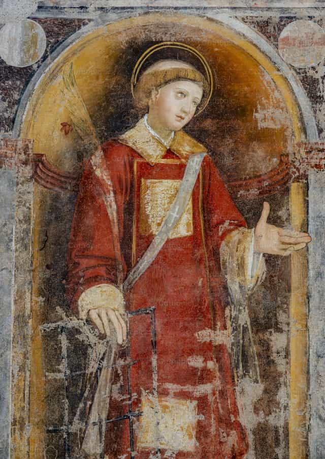 Saint Laurent de Rome - Images catholiques de stock - Photo de Joan Sutter