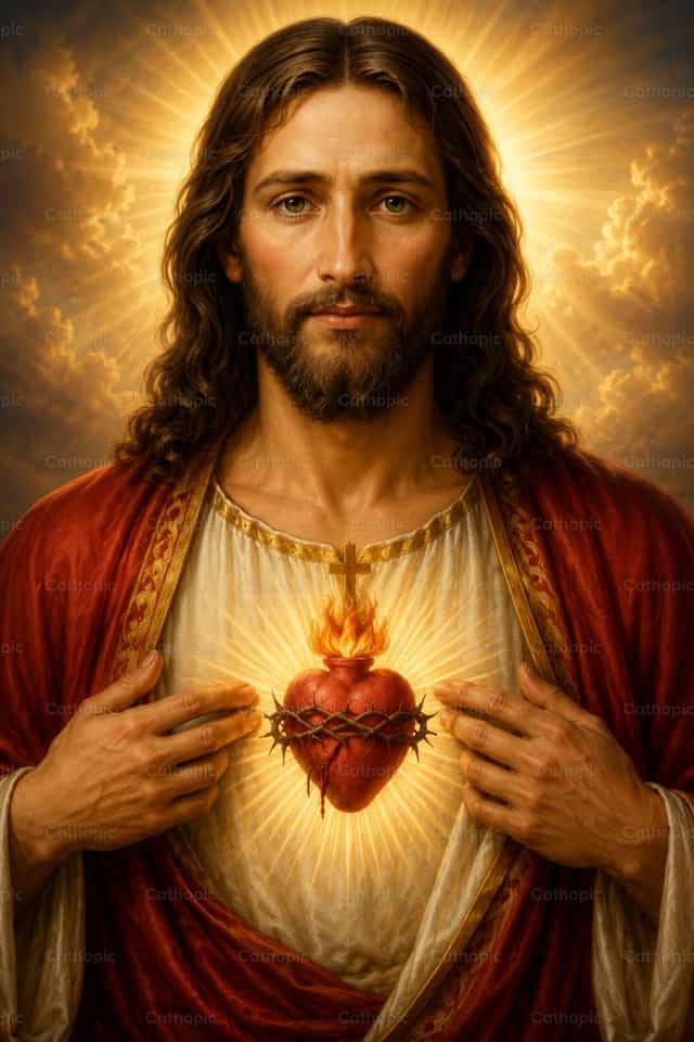 Banal na Puso ni Hesus - Mga Catholic stock image - Larawan ni Irene Maciá Doménech