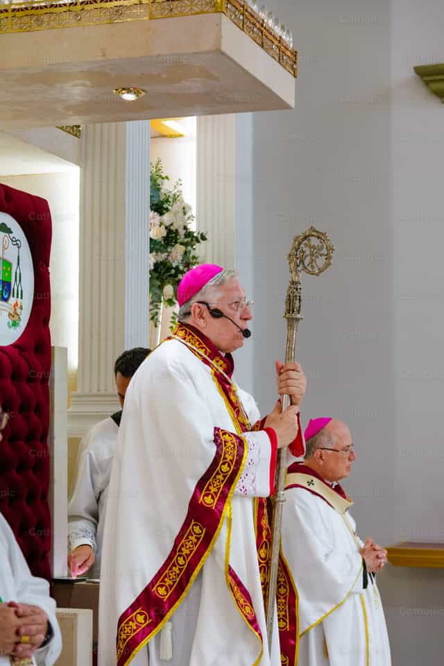 Church pastor at the church headquarters - Catholic stock images - Photo by Miguel White
