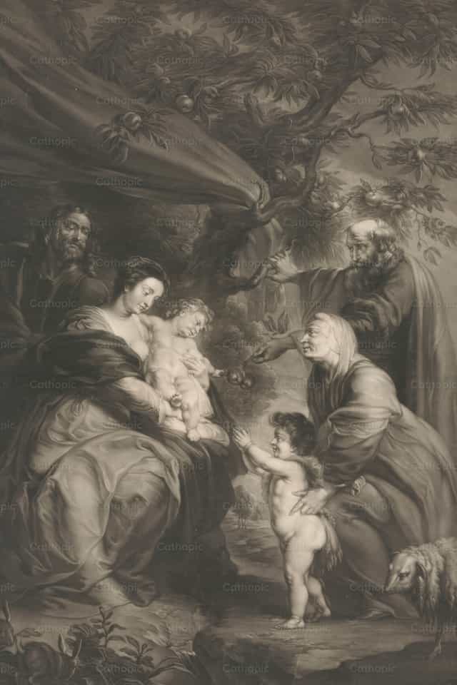 성가정 - 가톨릭 스톡 이미지 - 사진 제공 Restored Christian Art