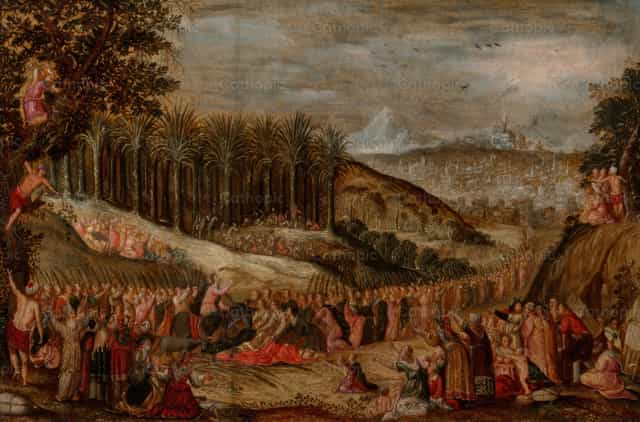 예수님의 예루살렘 입성 - 가톨릭 스톡 이미지 - 사진 제공 Restored Christian Art