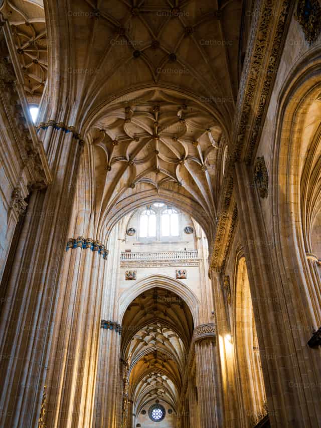 The New Cathedral of Salamanca in Spain - Catholic stock images - Photo by Fr. Sebastian Munoz