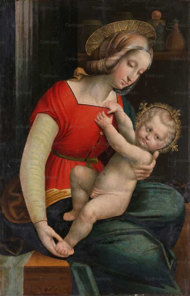 성모자 - 가톨릭 스톡 이미지 - 사진 제공 Restored Christian Art
