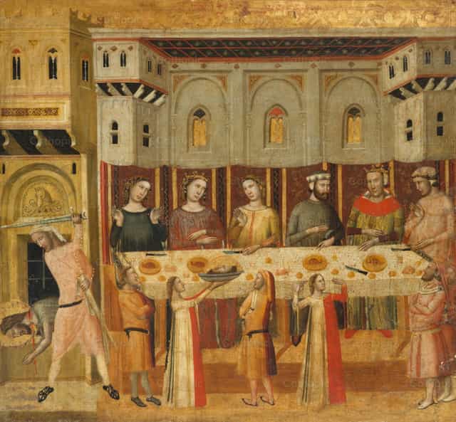La fiesta de Herodes y la decapitación de Juan el Bautista - Banco de imágenes católicas