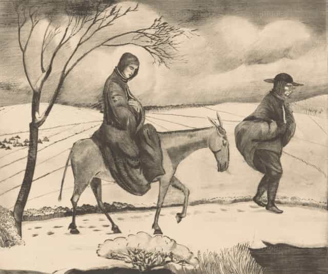 The Flight into Egypt I - Catholic stock images