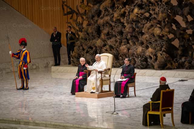 Audiencia Papal - Banco de imágenes católicas - Fotografía por Jonatan OreMen