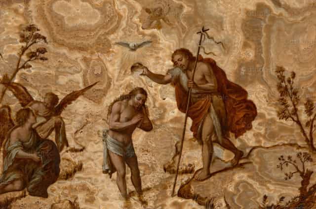 그리스도의 세례 - 가톨릭 스톡 이미지 - 사진 제공 Restored Christian Art
