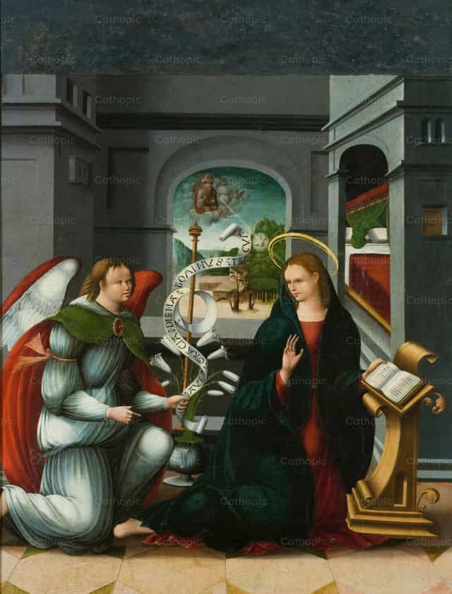 Anunciação - Imagens católicas de stock - Foto de Restored Christian Art