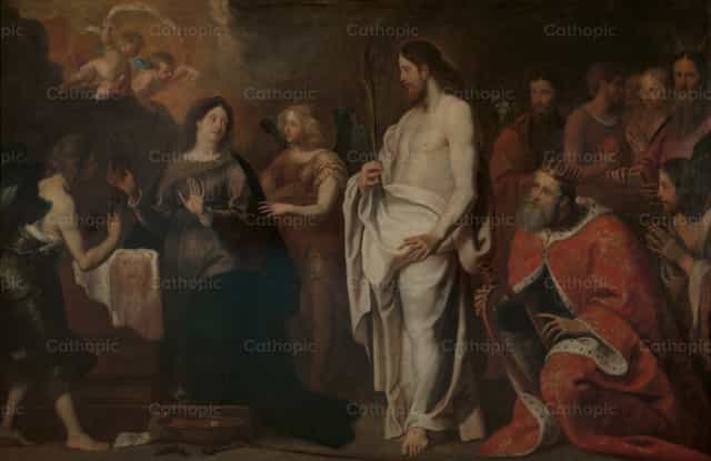 Cristo regresando del Purgatorio - Banco de imágenes católicas
