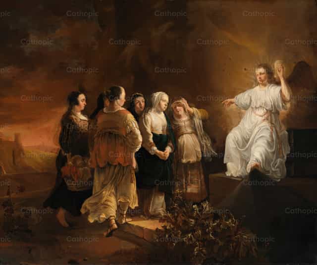 圣妇们在坟墓前 - 天主教图库图片 - 摄影： Restored Christian Art