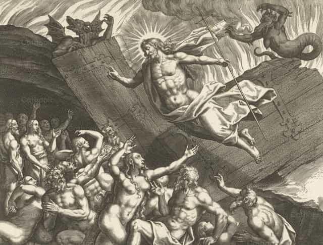 Cristo en el limbo - Banco de imágenes católicas - Fotografía por Restored Christian Art