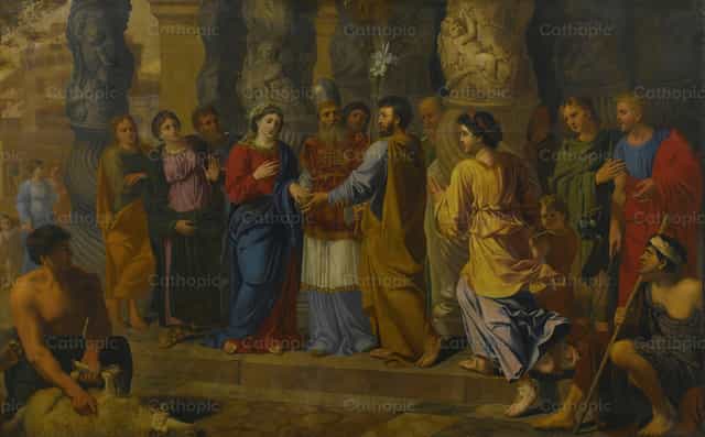 El matrimonio de la Virgen - Banco de imágenes católicas