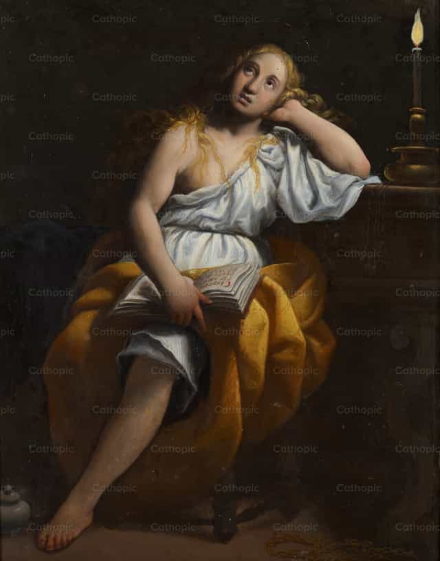 Maria Madalena - Imagens católicas de stock