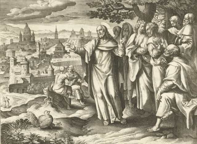 Cristo predice la destrucción de Jerusalén - Banco de imágenes católicas