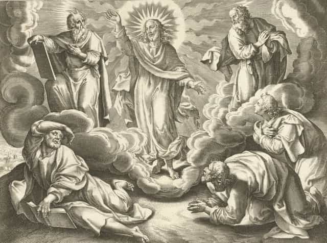 La Transfiguration sur le mont Thabor - Images catholiques de stock - Photo de Restored Christian Art