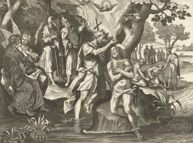 The Baptism of Christ - Catholic stock images