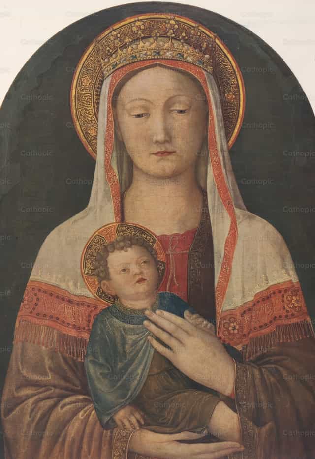 Madonna and Child - Catholic stock images