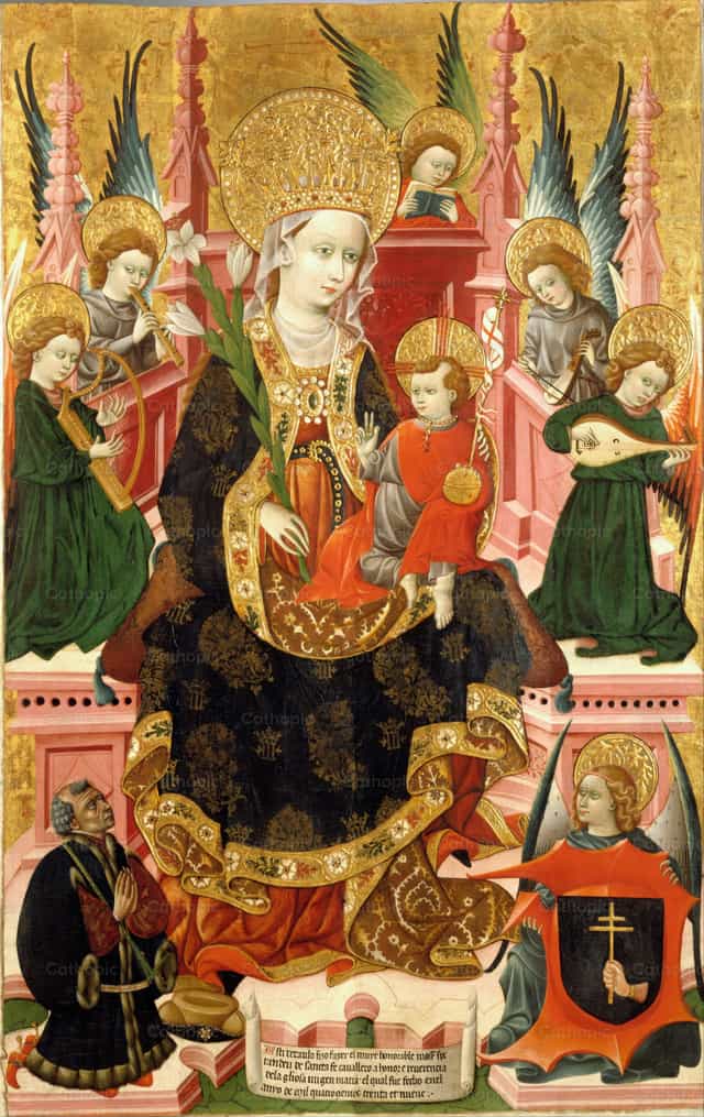 圣达菲的莫森·埃斯佩兰德乌的圣母 - 天主教图库图片 - 摄影： Restored Christian Art