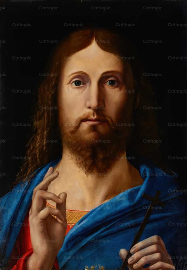 Tagapagligtas ng Sanlibutan - Mga Catholic stock image - Larawan ni Restored Christian Art