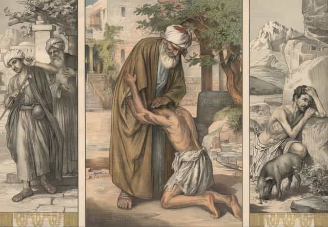 Il figlio prodigo - Immagini stock cattoliche - Foto di Restored Christian Art
