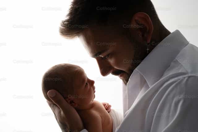 Vater und Sohn - Katholische Stockfotos