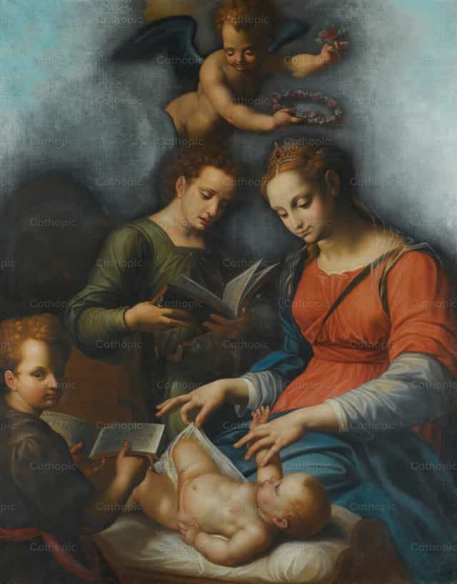 Narodzenie Pańskie - Katolickie zdjęcia stockowe - Zdjęcie: Restored Christian Art