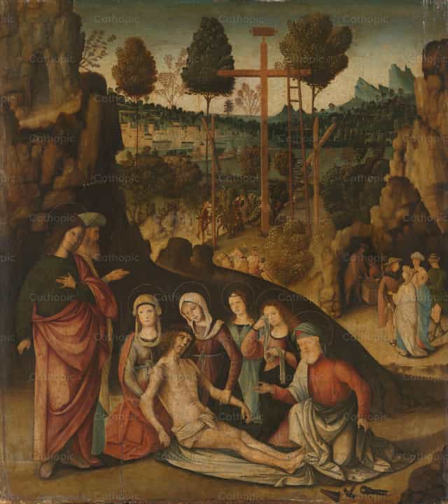 Pagdadalamhati ni Kristo - Mga Catholic stock image - Larawan ni Restored Christian Art