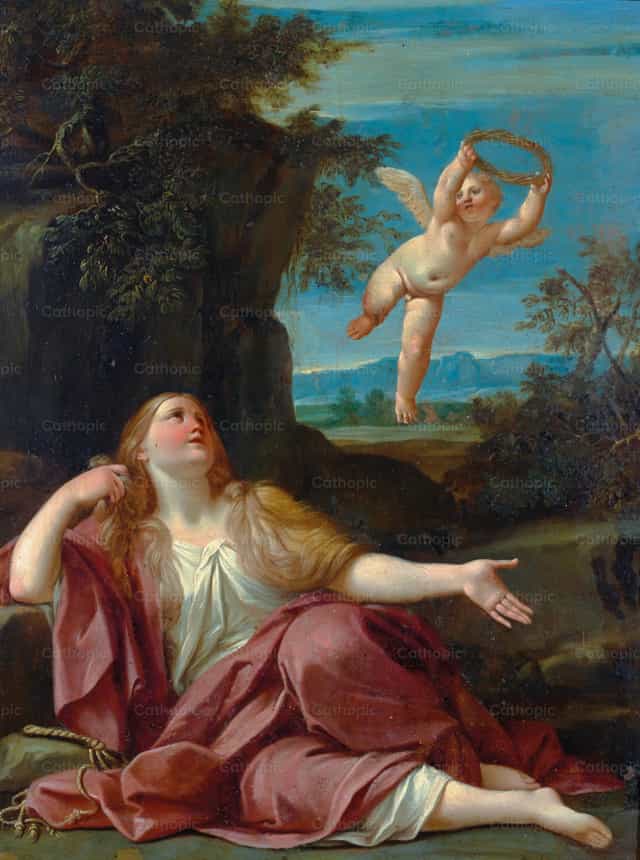 María Magdalena penitente - Banco de imágenes católicas