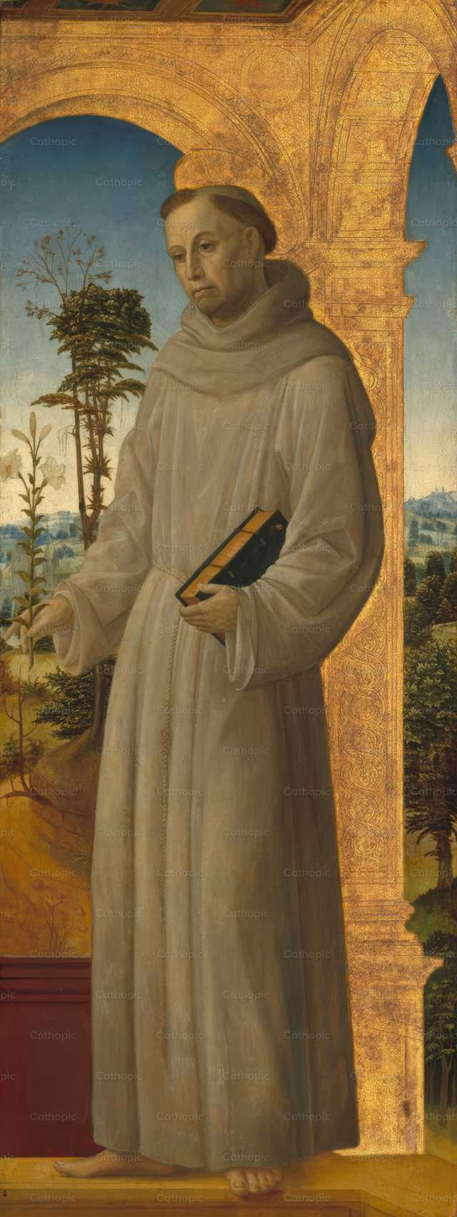 Santo Antônio de Pádua - Imagens católicas de stock