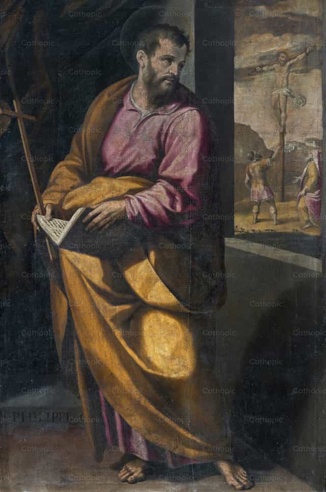 성 필립보 - 가톨릭 스톡 이미지 - 사진 제공 Restored Christian Art