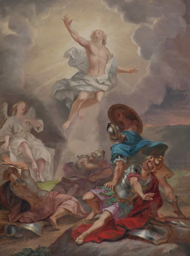 Résurrection du Christ - Images catholiques de stock - Photo de Restored Christian Art