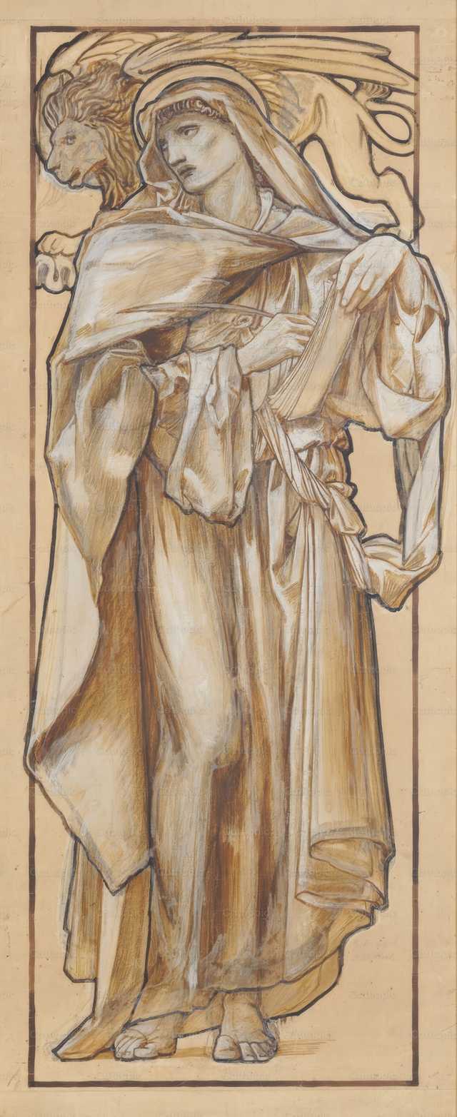 복음사가 성 마르코 - 가톨릭 스톡 이미지 - 사진 제공 Restored Christian Art